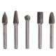 thumbnail image 1 of 5PCS 1/4in 6mm Head Rotary Burr Bits Tungsten Steel Grinder Files for Metal Wood Carving, 1 of 5