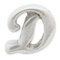 thumbnail image 3 of 925 Sterling Silver Charm For Bracelet Letter D Script Bead Alphabet, 3 of 8