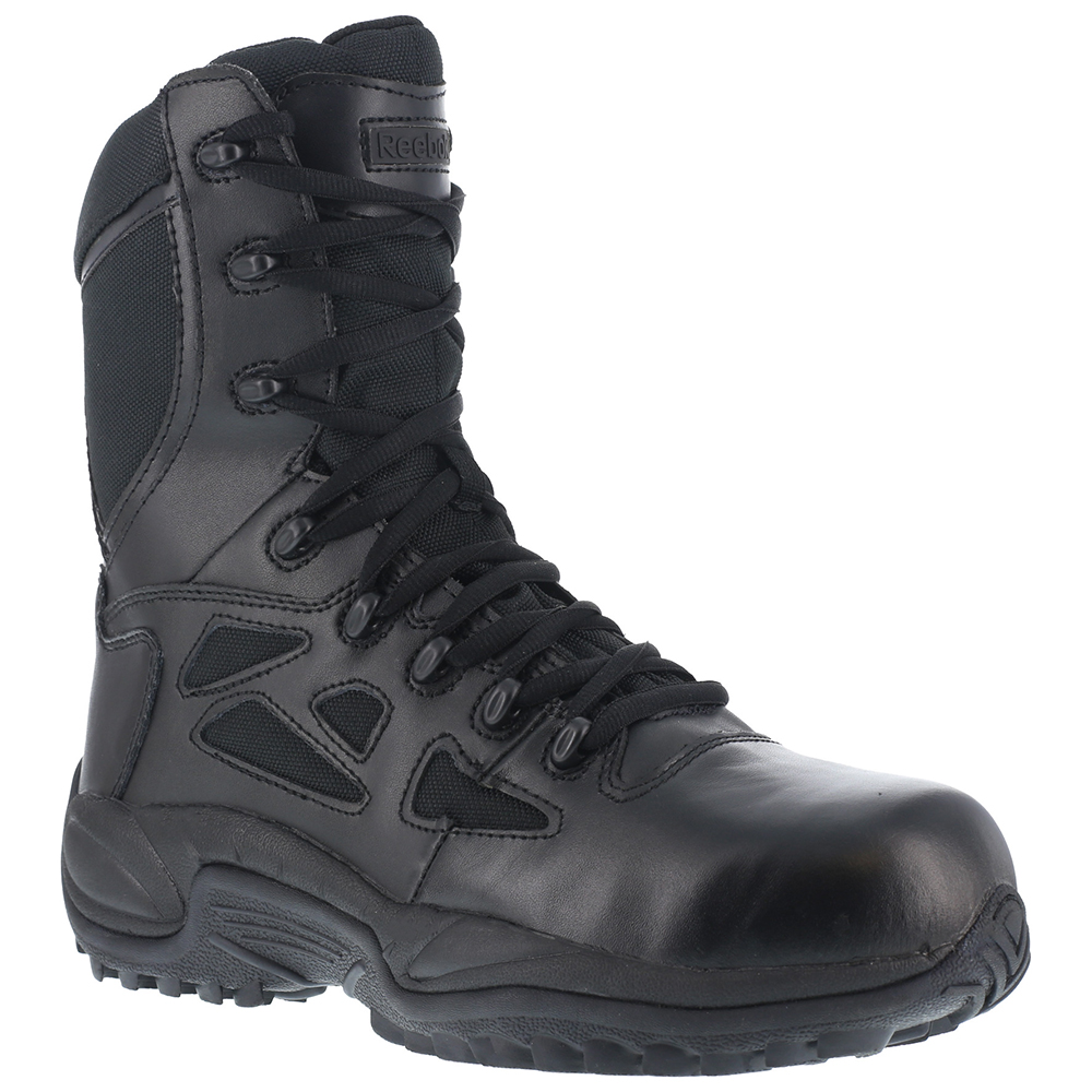 Reebok Work  Mens Rapid Response Rb 8 Inch Side Zip Composite Toe   Work Safety Shoes Casual - image 2 of 5