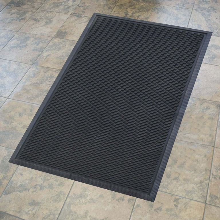 Household Commercial Rubber Indoor Outdoor Large Doormat Easy To Clean  Wear-resistant Door Mat Shoe Scraper for Front Door Mat - AliExpress