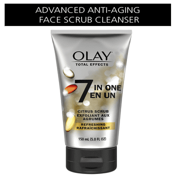 Olay Total Effects Face Wash, 7 in 1 Refreshing Citrus Scrub, 5 fl oz