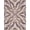 Pink Black Gold, Pattern 4, variant on Design&I 8'x10' Washable Area Rug Sleek Flatweave Pet Friendly Abstract Blush Cracked Motif Veining Veined Swirls Gilded Pink Flowing Dynamic for King Size Bedroom, Under Bed