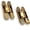 Gold, variant on ABCISI 2 Pack Hidden Door Hinges, 6 inch 3-Way Adjustable Concealed Hinges Zinc Alloy 180 Degree Heavy Duty Swing Invisible Door Hinges (Black)