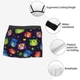 thumbnail image 3 of Kdxio Men's Boxer Briefs with Owls And Hearts Print - Comfortable and Breathable Underwear for Everyday Wear, 3 of 5