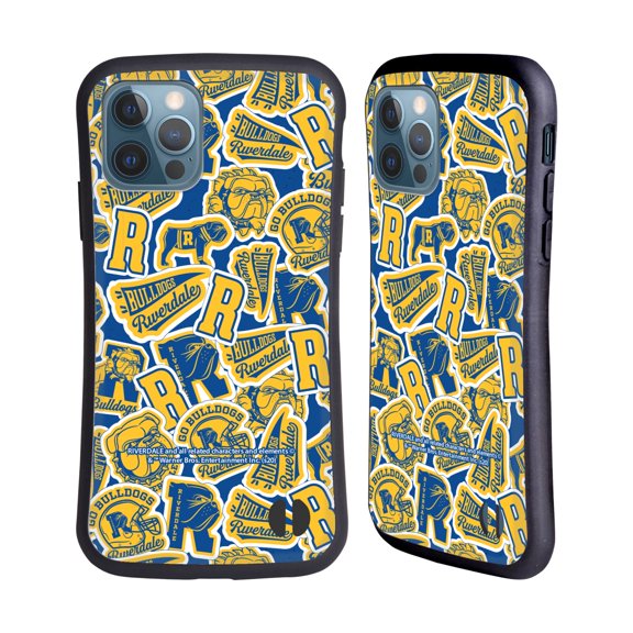 Head Case Designs Officially Licensed Riverdale Art Icons Patterns Hybrid Case Compatible with Apple iPhone 12 / iPhone 12 Pro