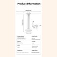 thumbnail image 3 of Fankiway Led Bright Table Lamp Long Battery Life Children Eye Protection Desk Lamp Stepless Dimming Blu-Ray Filter Bedroom Night Lamp, 3 of 9