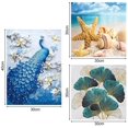 thumbnail image 2 of Paquete de 3 kits de pintura de diamante 5d Diy, kit de pintura de diamante para adultos, kits de taladro completo de pintura de diamante 5d, pintura de punto de cruz de pintura de diamante Rin. Afortunado Sencillez, 2 of 5
