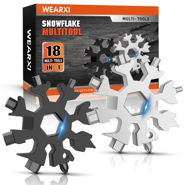 Multiherramienta 18 en 1 Gifts Snowflake para hombre WEARXI Father Day