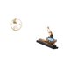 thumbnail image 5 of Escultura De Bailarina De Ballet Con Bola De Cristal, Figura De Metal, Adorno De Escritorio Para Interiores, Soporte De Estatua De 50 Mm Para Pasillo, Chimenea, Dormitorio, Sala De Estar,, 5 of 8