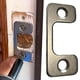 thumbnail image 1 of Placas cerradura ajustables para puertas exteriores - Grandes orificios para cerrojos y cerraduras electrónicas - Placas cerradura seguridad para y alquiler, 1 of 9