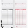 Lathem, LTHE7100, 7000E Double-Sided Time Cards, 100 / Pack, White