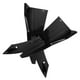 thumbnail image 1 of unbranded 1Par Difusor Para Parachoques Trasero En ABS Negro Para Accesorios Exteriores De Auto, 1 of 8