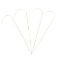 thumbnail image 1 of 4Pcs Curved Silver Alloy Beading Needles for Craft Making Jewelry, 1 of 9