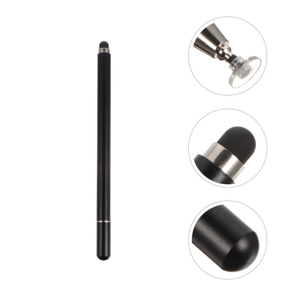 Soimiss Magnetic Capacitive Stylus Pen Black Alloy for Tablet Writing and Drawing