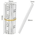 thumbnail image 2 of 100Pcs/200Pcs 90mm Aluminum Strip Nose Bridge, Nose Bridge Strip Aluminum Strip Trimming Aluminum Strip  for Face DIY Making Accessories Crafts, 2 of 8