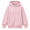 Pink, variant on Women's Oversized Pullover Hoodie Striped Leopard Print Long Sleeve Sweatshirt Fall Winter Streetwear Casual Top Blue XS