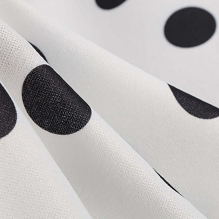 Prom black and white polka dot skirt women 4762 Prom black and white polka dot skirt women 4762