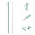 thumbnail image 3 of Unique Bargains 1 Set Washable Replacement Straw and Cover Light Green Silicone, 3 of 5