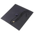 thumbnail image 3 of Adjustable Adults Student Mortar Board Graduation Hat Fancy Dress Accessory (Black), 3 of 7