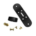 thumbnail image 3 of Leather Belt Pin Buckle with Rivets, 29mm Belt Head Connection Loop for DIY (Black), 3 of 6