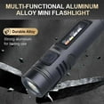 thumbnail image 4 of Multi-Functional Aluminum Alloy Mini Flashlight - Compact, Durable & Bright Torch for Outdoor Activities, Emergency & Daily Use - Lightweight EDC Flashlight with Multiple Functions, 0.6*2.8in, Black, 4 of 6
