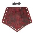 thumbnail image 3 of Remaches de Metal de material cuero de Roca Unisex Cinturón de para proteger con Cordones Brazalete Brazalete Brazalete Brazalete Accesorio de Vestuar rojo Yinane Steampunk Gauntlet Bracelet, 3 of 8