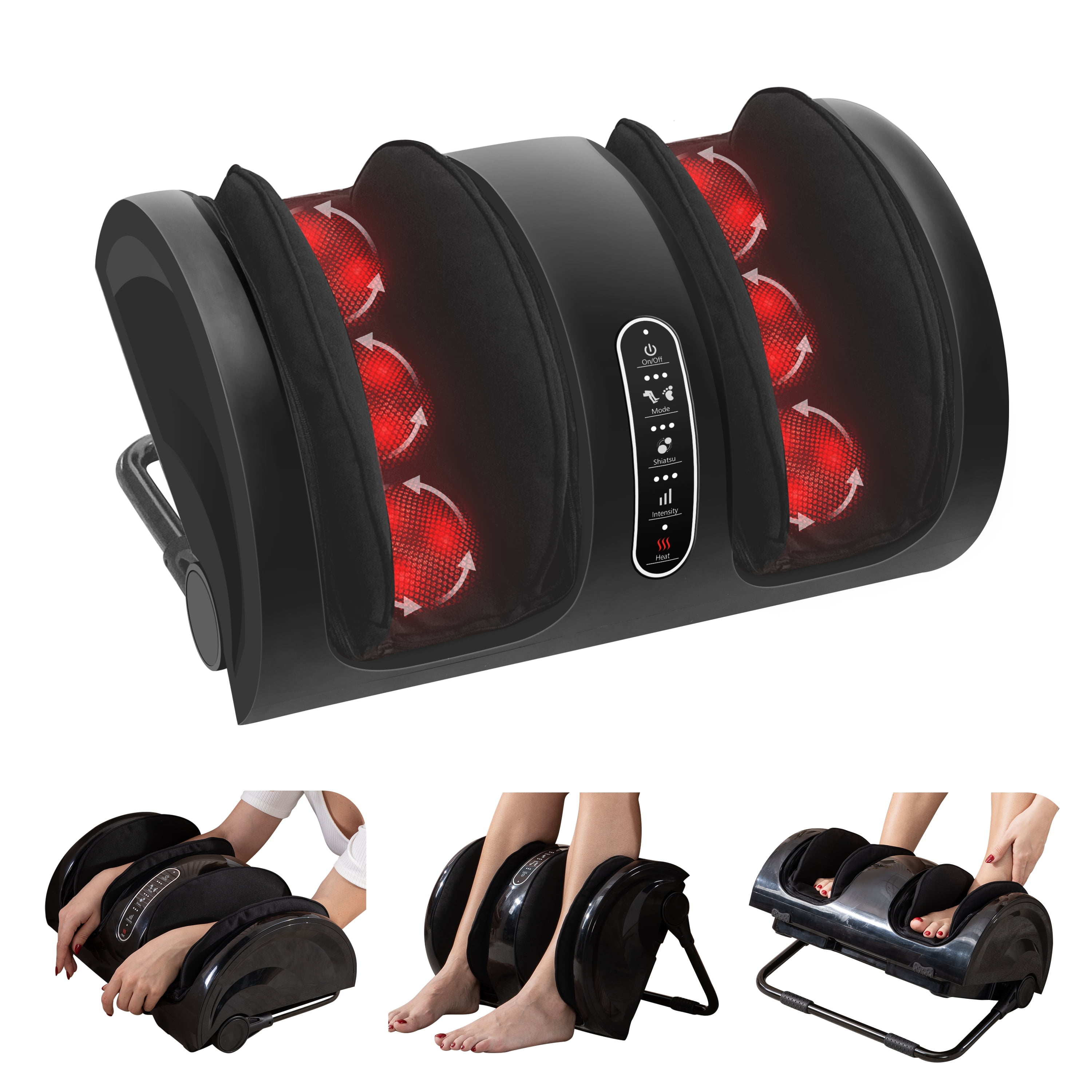 Snailax Foot Massager with Heat, Shiatsu Foot Massager Machine for Neuropathy Pain, Gifts for Women