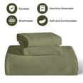 thumbnail image 4 of BNM Cotton 3 Piece Matelasse Bedspread Set, Sage, Queen, 4 of 10