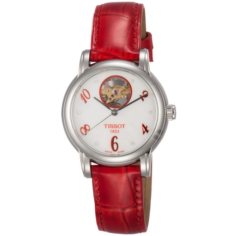 Tissot Women s T0502071611603 Red Heart Automatic Watch