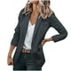 thumbnail image 1 of Blusa de manga larga con botones finos para mujer, camisa, modelos de primavera, traje pequeño sólido Pompotops  qwe17150, 1 of 8