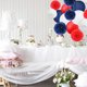 thumbnail image 5 of Decoraciones para fiestas, linternas de papel colgantes y decoraciones para fiestas de cumpleaños y graduación con pompones en el bosque, 5 of 7