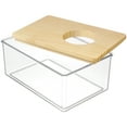 thumbnail image 3 of MasteelfCA 1pc Acrylic Sandbox Hamster Bath Container Hamster Sand Bath Container Chinchilla Toilet Sand Bath House, 3 of 8