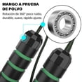thumbnail image 2 of Cuerdas para saltar Altera  KANDA C/ Mango Antideslizante De 3m Color Negro-Verde 2 Pz, 2 of 4