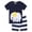 Navy, variant on zaveiop Summer Pajamas Cotton 2 Pjs Toddler Short Sleeve Sleepwear Clothes Sets 2-8T (Watermelon Red, 2-3 Years)