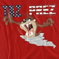thumbnail image 2 of Looney Tunes Taz for Prez 3 Women's T Shirt, Red, Large, 2 of 6