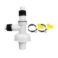 thumbnail image 2 of Floor Drain Adapter Floor Drain Cover with Pipe Connector Sturdy Durable Kitchen B, 2 of 7