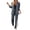 Dark Grey, variant on 2 Piece Blazer Outfits for Women Comfy Oversized Jacket Wide Leg Pants Suits Notch Lapel Casual Business Dressy Sets
