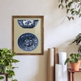 thumbnail image 6 of Porcelain in Blue and White I -Framed Print w/glass-Walnut, 6 of 7