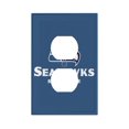 thumbnail image 1 of Seahawks Lumières de Commutation Cadre Romain en Cuir Simple Interrupteur Panneau Mural Interrupteur Double/Pull, 1 of 8
