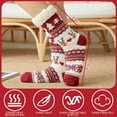 thumbnail image 5 of AGCAN Fuzzy Socks for Women, 3 PACK Warm Thick Indoor Winter Furry Socks for Gifts, 5 of 9