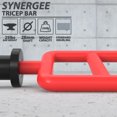 thumbnail image 2 of Synergee Red Tricep Bar 25 lbs fo Maximum Gains & Comfort for Extensions, Curls, & Pressing Workouts, 2 of 7