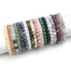 thumbnail image 5 of Pulsera de cuentas de piedra Natural para hombres y mujeres, cuarzo de cristal, amatista, aguamarinas, Jades, joyería, ágata, brazalete elástico, 5 of 5