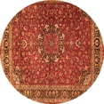 thumbnail image 1 of Ahgly Company Indoor Round Persian Orange Traditional Area Rugs, 4' Round, 1 of 1
