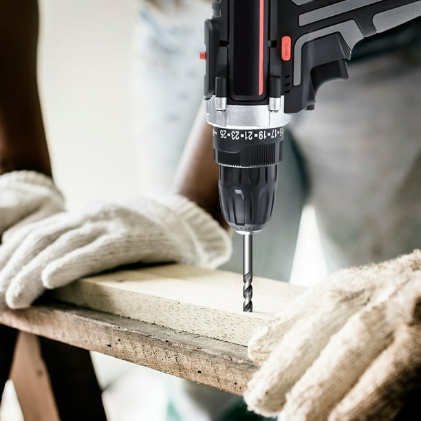 42V Double Speed Cordless Rechargeable Electric Drill Lithium