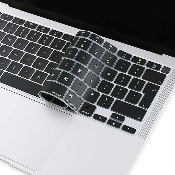 SHAR Noir Protection Clavier Compatible avec MacBook Air 13 Pouces