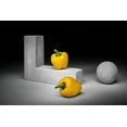 thumbnail image 2 of Verot, Christophe 18x13 White Modern Wood Framed Museum Art Print Titled - Yellow Bell Peppers, 2 of 4