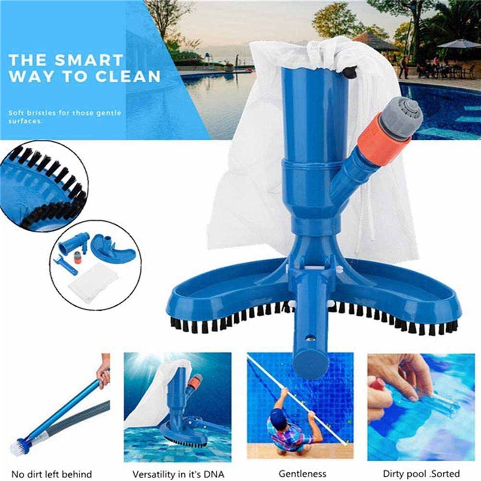 Pool Cleaner Bags Swimming Pool Suction Fine Mesh For Vacuum Leaf Mesh OPP Plastic Bag ,Great Suction Power