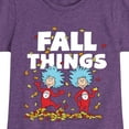 thumbnail image 3 of Dr. Seuss - Fall Things - Toddler And Youth Girls Short Sleeve Graphic T-Shirt, 3 of 6