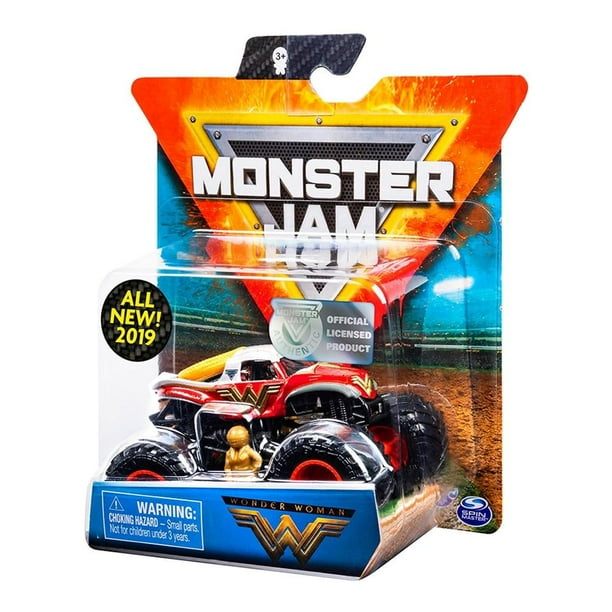 Vehículo Monster Jam Escala 1:64 Wonder Woman