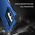 thumbnail image 3 of Tarise for Samsung Galaxy A54 5G Phone Case with Slide Camera Cover, Kickstand Rugged Military Grade Shockproof TPU Rubber Silicone Anti-Scratch Hard PC Back Case Cover for Samsung A54 5G, Blue, 3 of 8